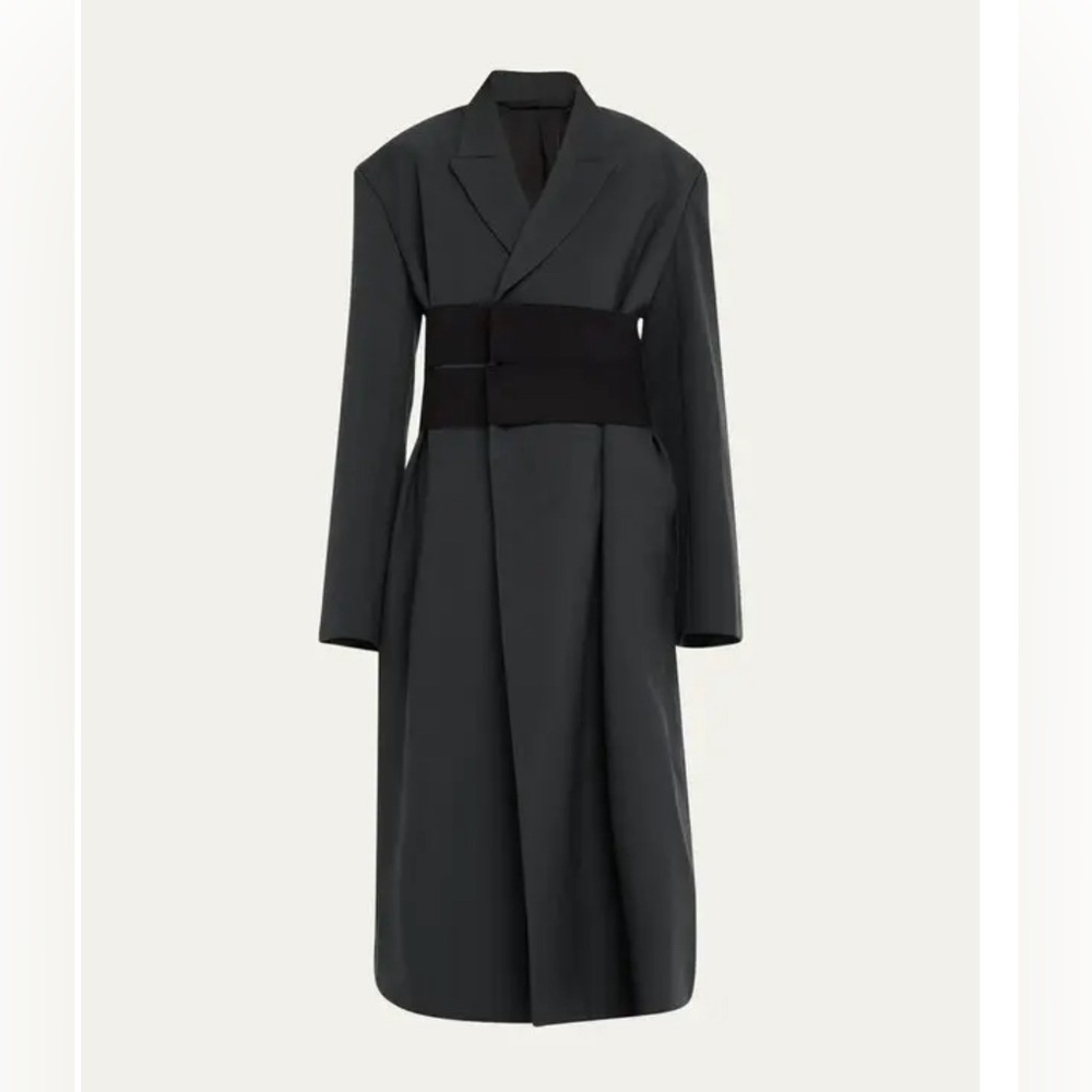 Quira  Long Tailored Wool Coat